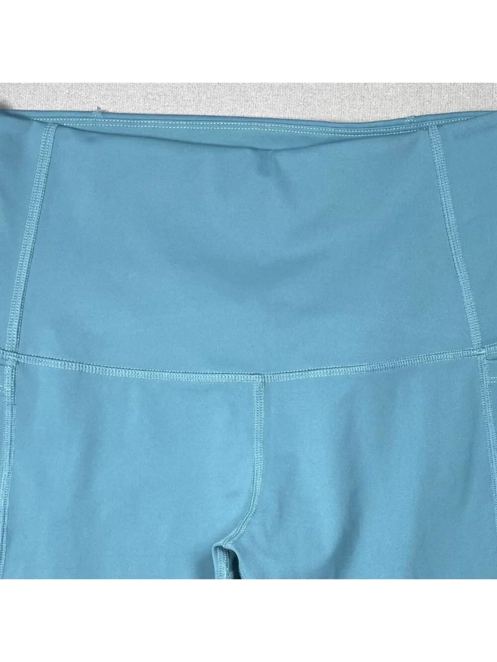 Roam Loud Yanta Athletic Teal Blue High Rise Leggings - Women Size Large